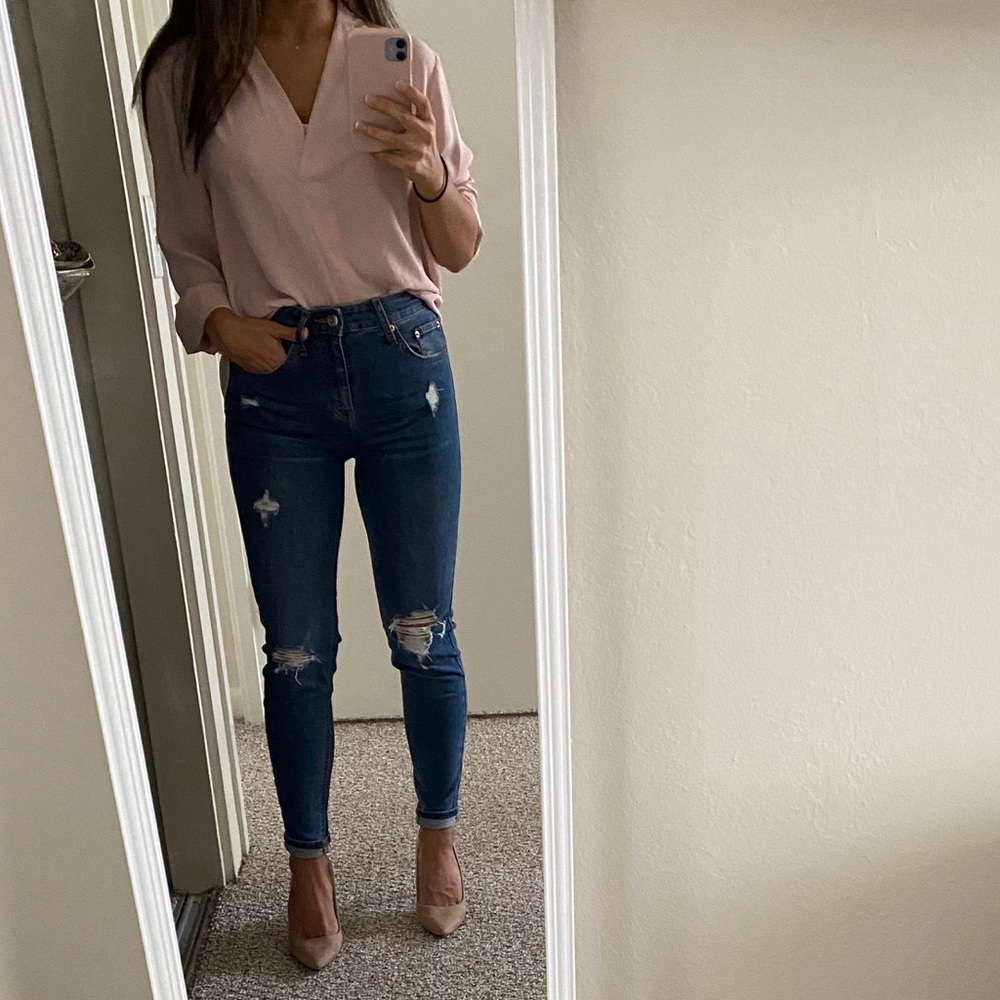 Blush Vince Camino Blouse